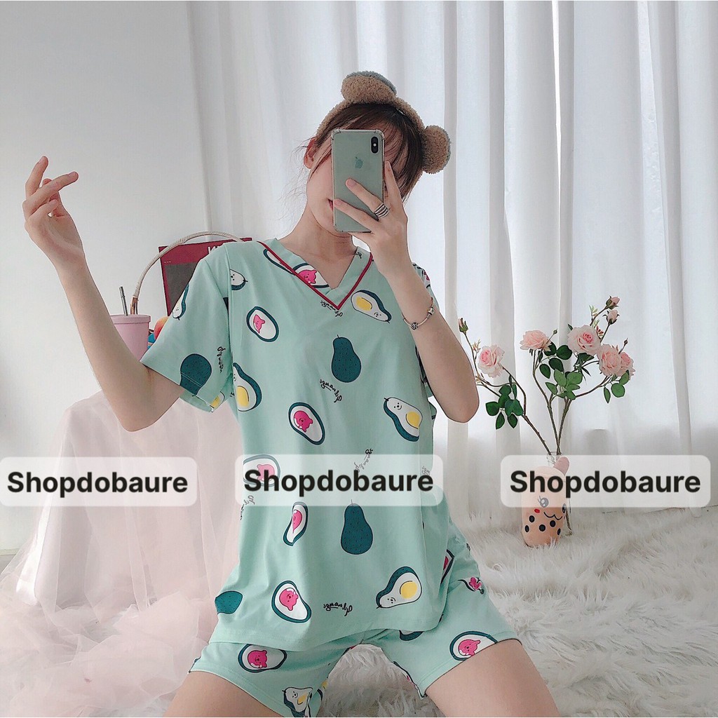 Bộ bầu và sau sinh quần đùi áo cộc tay mùa hè thấm hút mồ hô