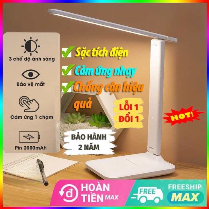 Đèn học để bàn thông minh, đèn để bàn chống cận D20, đèn ngủ, đèn ngủ trang trí phòng ngủ, đèn đọc sách đầu giường, đèn để bàn làm việc, đèn ngủ thông minh 3 chế độ màu