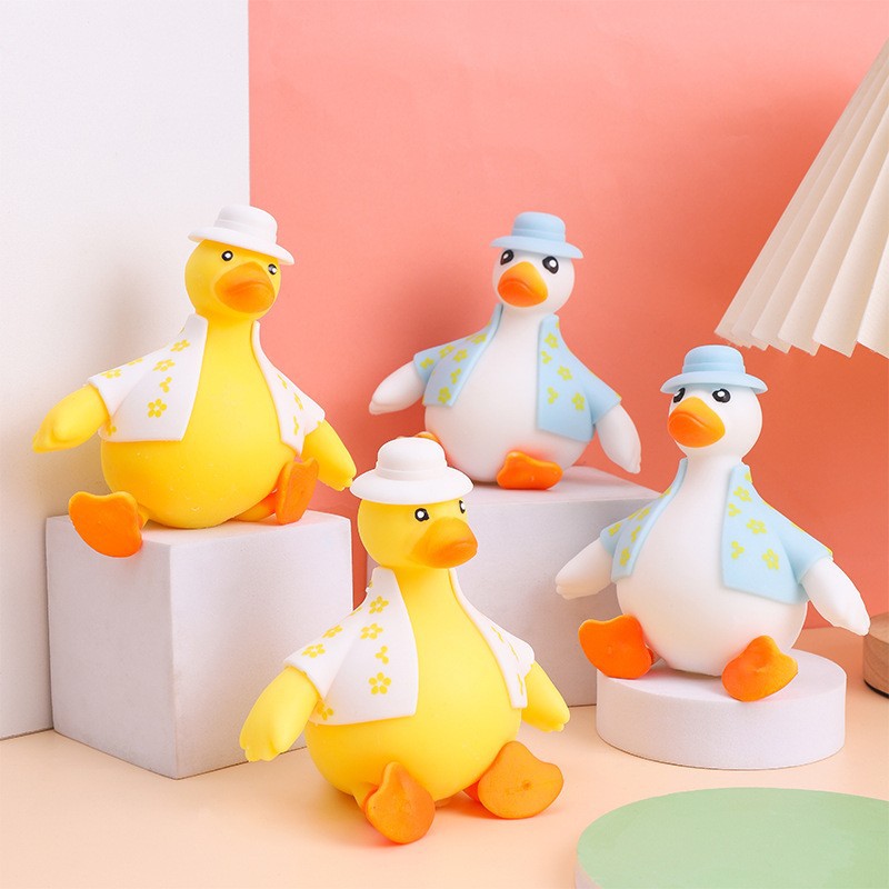 Đồ chơi squishy vịt đại ca kiểu dáng dễ thương