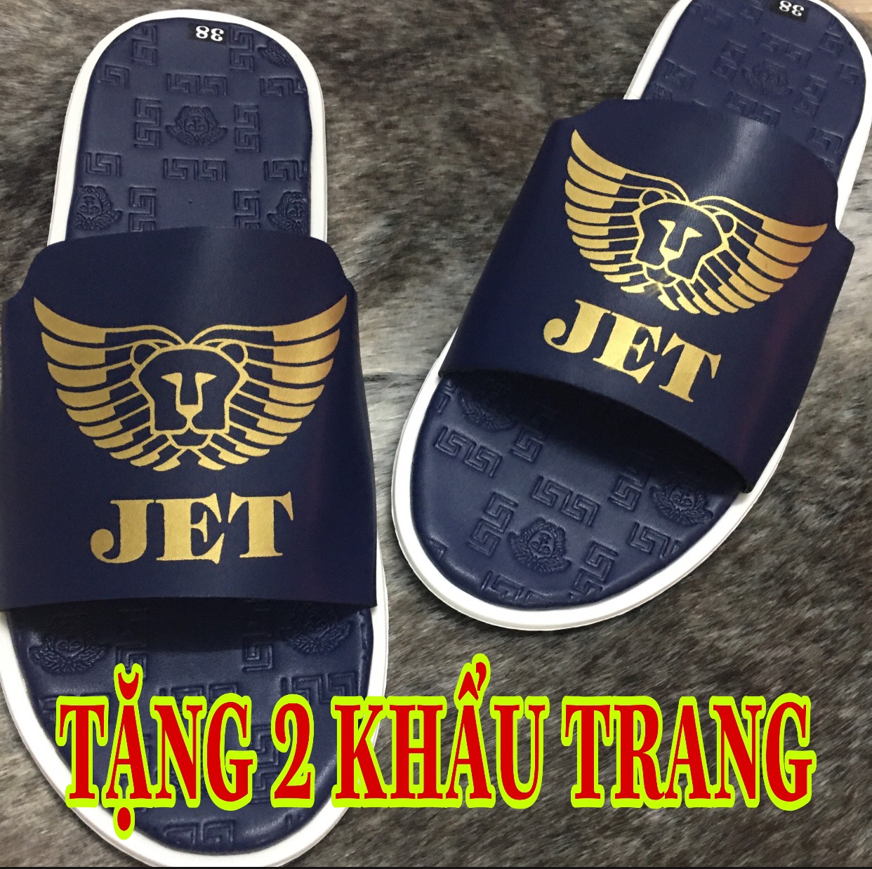 DÉP NAM THÁI LAN CAO CẤP QUAI DA NGANG- MUA 1 TẶNG 2(TẶNG 2 KHẨU TRANG)- NHIỀU MÀU- NHIỀU SIZE