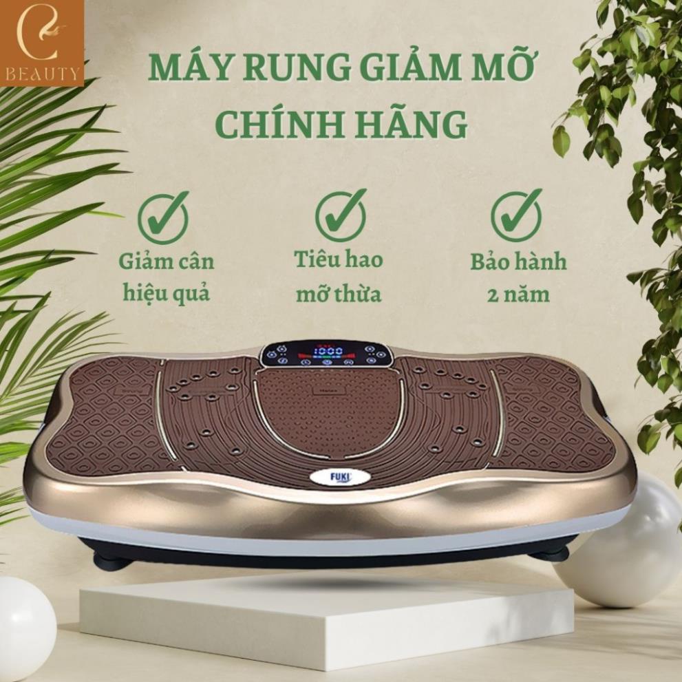 Máy rung lắc toàn thân giảm cân hiệu quả, máy rung massage tập thể dục tại nhà rowanto k6 relax,có điều khiển từ xa,nhạc mp3