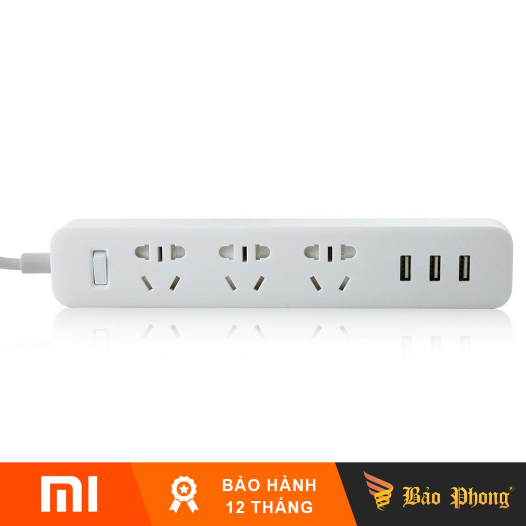 Ổ Cắm Thông Minh XIAOMI Power Strip 3 Cổng USB