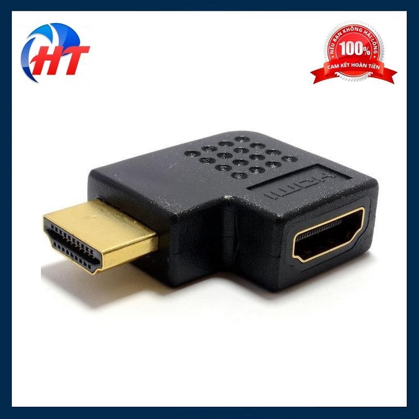 Đầu nối dây hdmi cong 270 độ - đầu nối hdmi 2 đầu âm dương-dh01