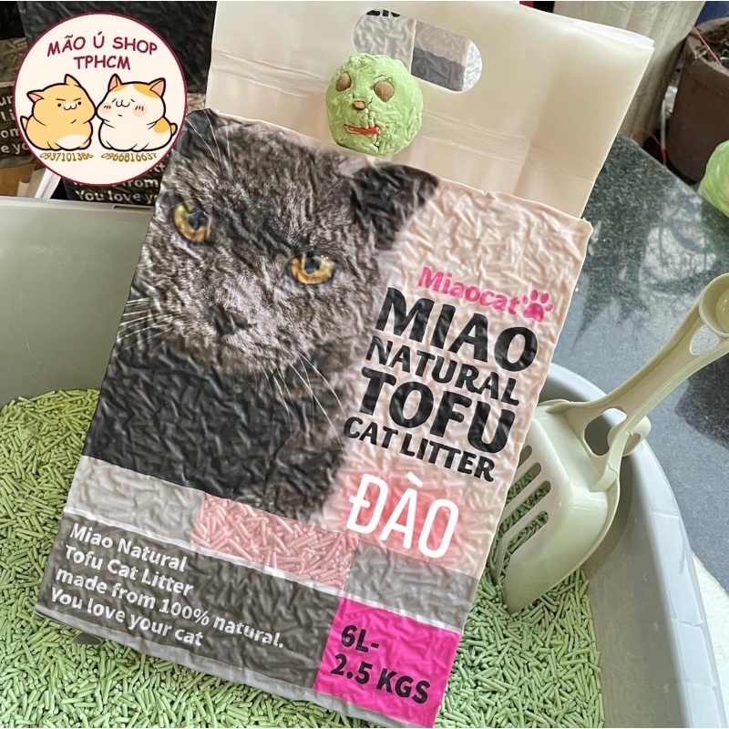 CÁT CATURE ĐẬU NÀNH (HỘP 6L)-CÁT HỮU CƠ CHO MÈO -NATURAL TOFU CLUMPING CAT LITTER