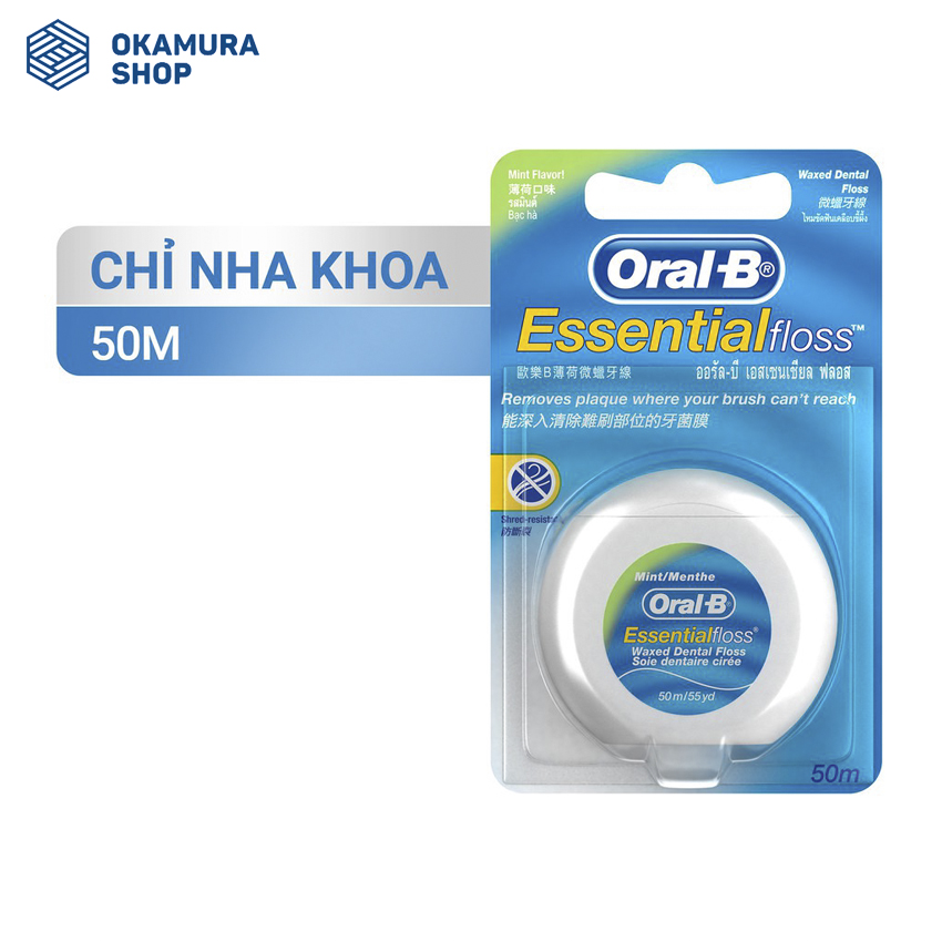 Chỉ Nha Khoa Oral B Essential Floss 50m