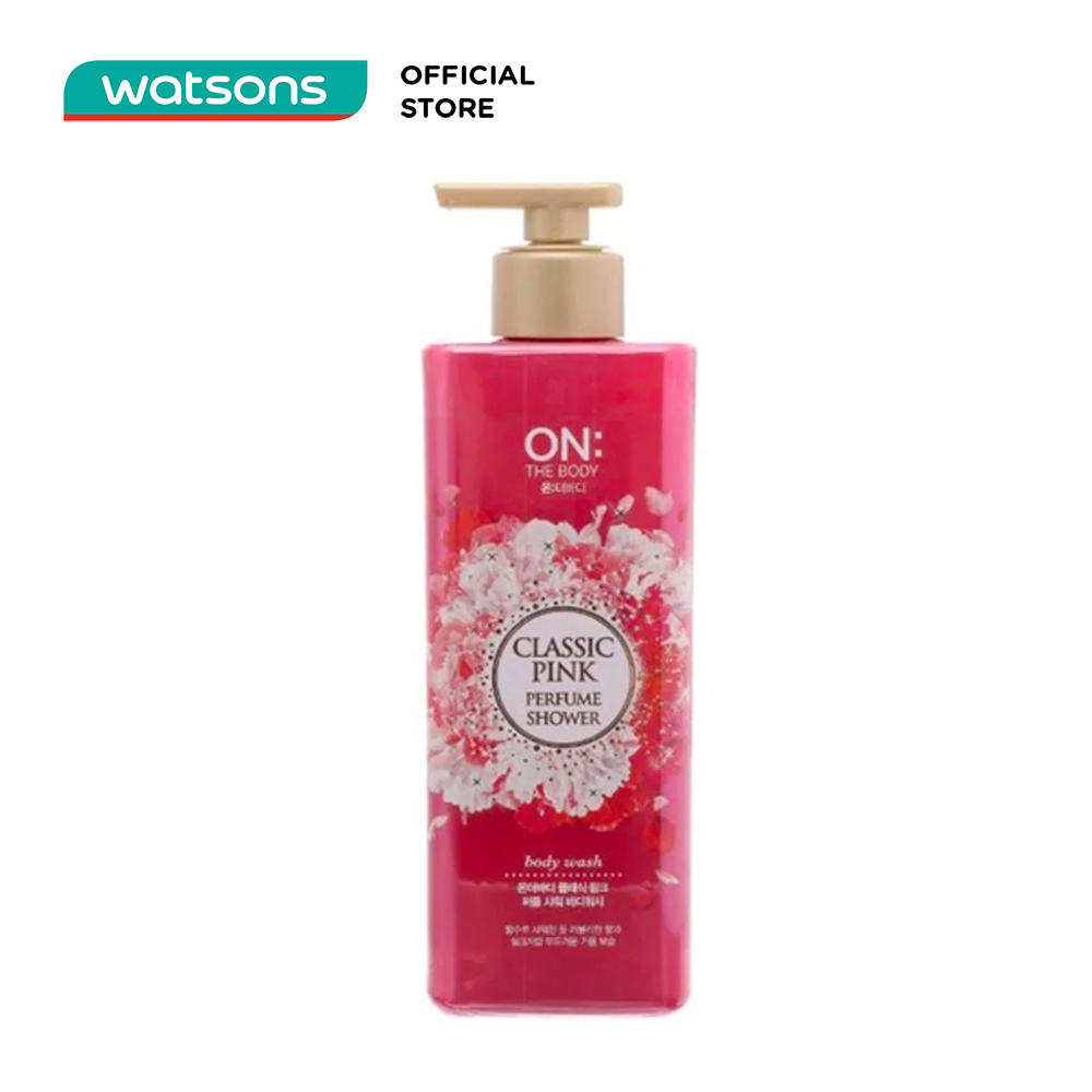 Sữa Tắm On The Body Perfume Classic Pink 500g