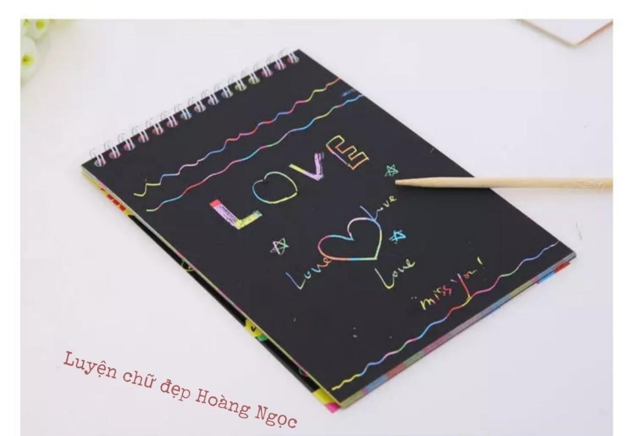 [HCM]SỔ MA THUẬT SCRATCH NOTE 10x14cm