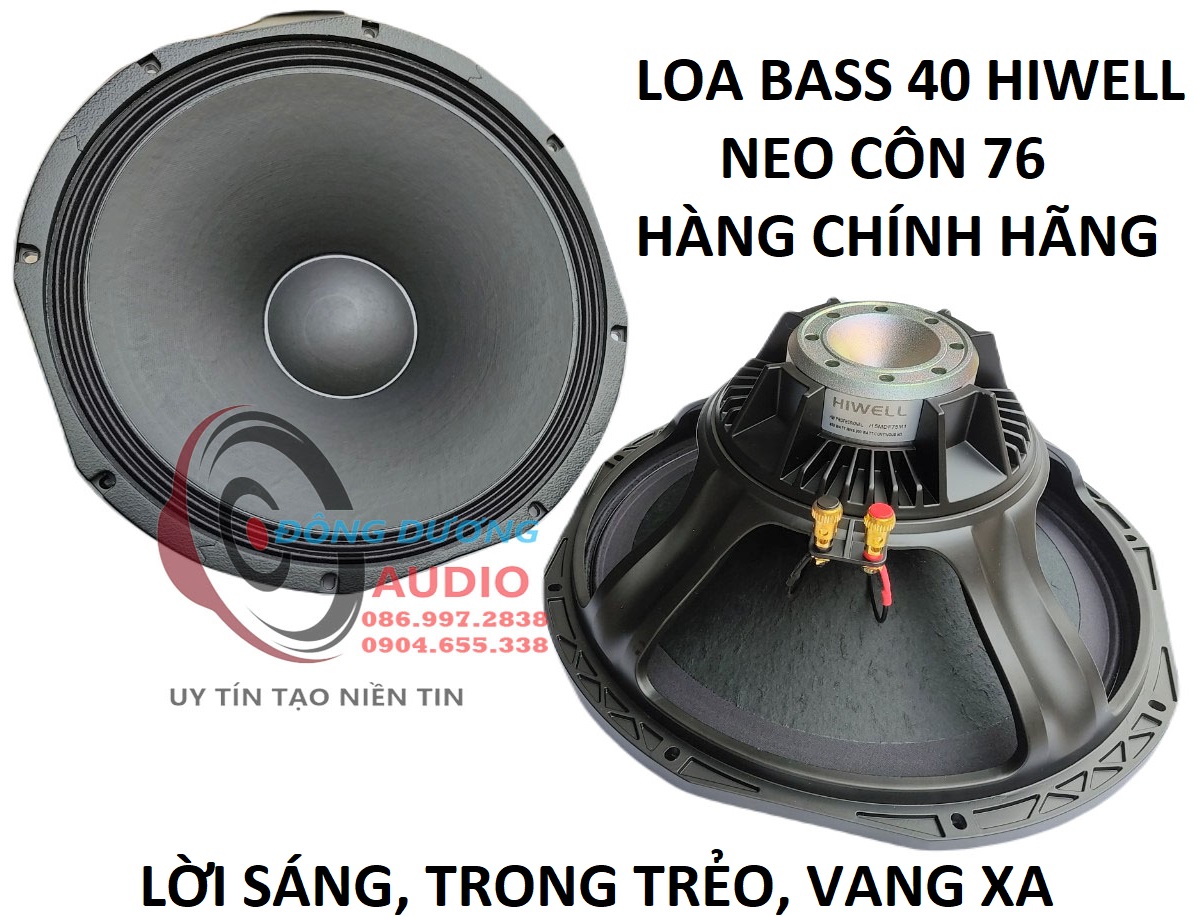 Củ loa 40 neo hiwell côn 76 - hàng nhập khẩu chi na cao cấp - củ loa sân khấu - loa từ neo 40 - giá 02 chiếc