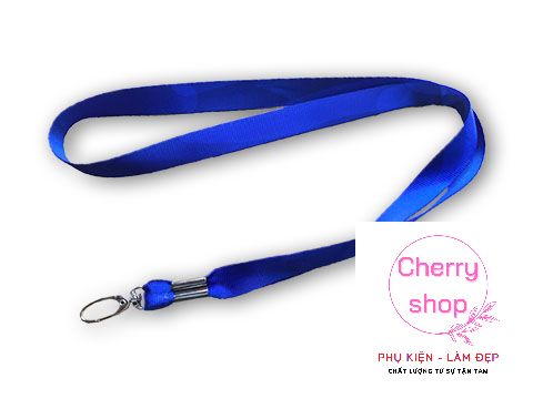 Combo 10 dây đeo thẻ sinh viên màu xanh dương