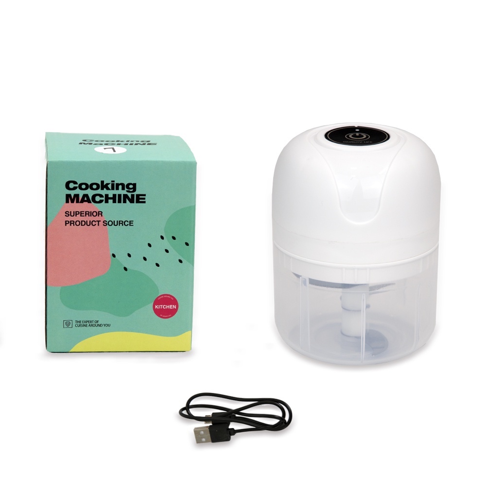 Máy xay nhuyễn tỏi, ớt cầm tay mini tự động pin sạc 250ml 50w mới nhất - máy xay đa năng siêu tiện lợi - may xay tu dong, may xay cam tay, xay toi cam tay - máy xay thịt tiện lợi, máy xay thực phẩm