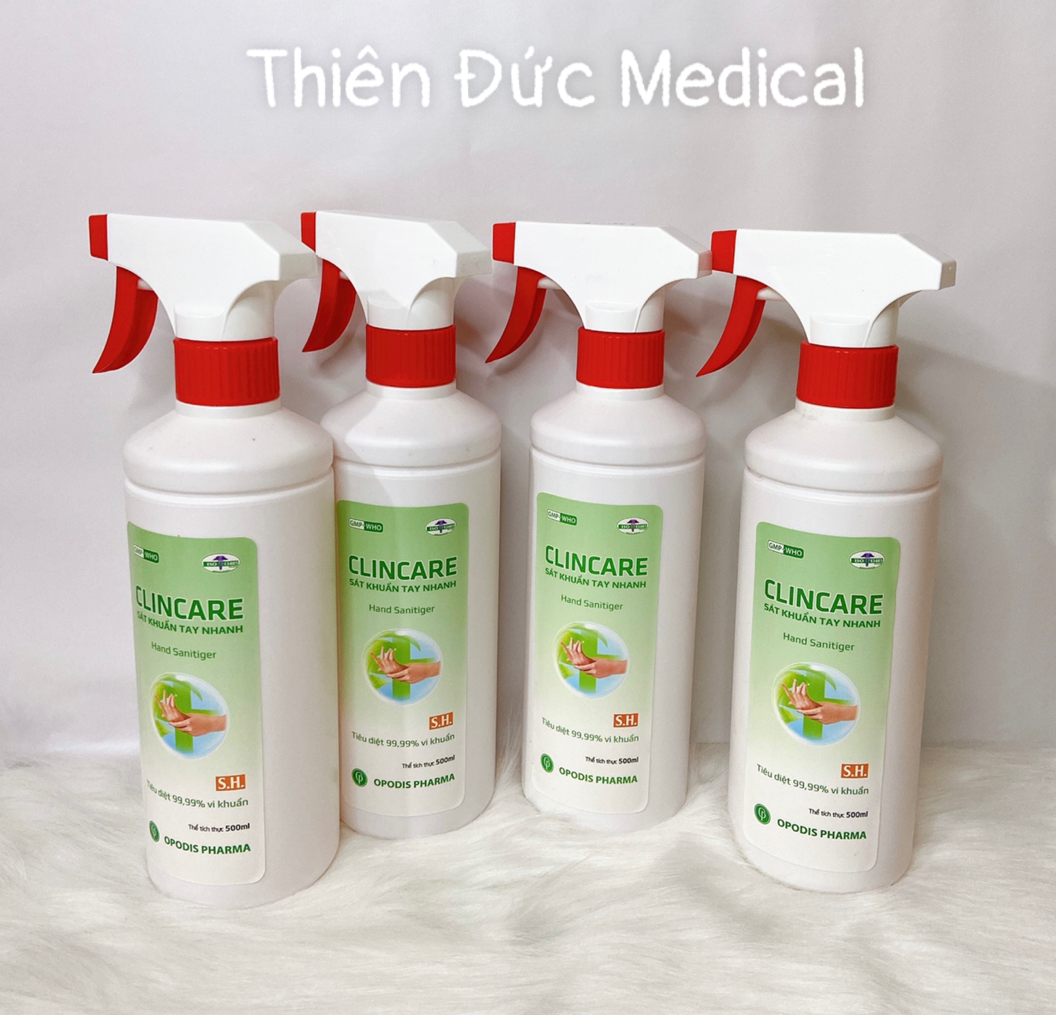 Nước rửa tay sát khuẩn Clincare 500ml