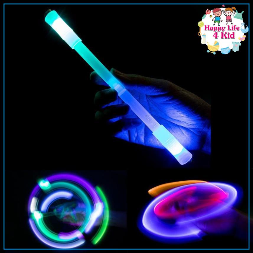 Bút quay nghệ thuật phát sáng, bút quay nghệ thuật đèn Led, bút quay nghệ thuật Mod giải tỏa stress - Happy Life 4Kid