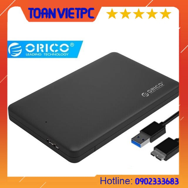 Hộp ổ cứng 2.5" ssd/hdd sata 3 usb 3.0 orico 2577u3 | hdd box orico