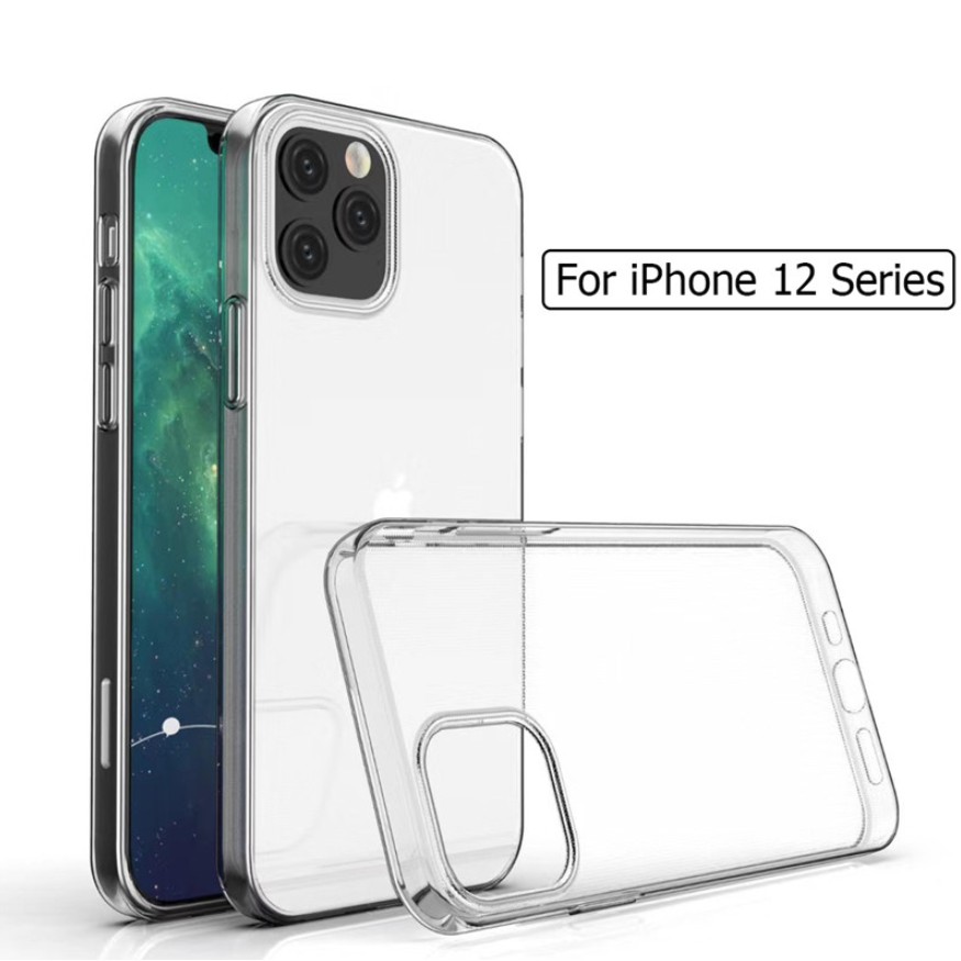 Ốp lưng silicon dẻo trong suốt dành cho iphone 6plus / 7plus / 8plus / x / xr / xsmax / 11 / 11pro / 11promax / 12 mini / 12 / 12 pro / 12 promax / 13 mini / 13 / 13 pro / 13 promax