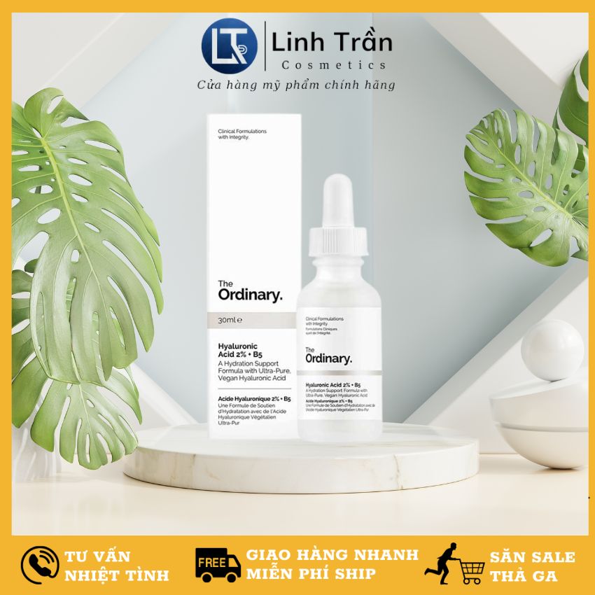 Serum the ordinary HA B5, tinh chất cấp ẩm, phục hồi da dưỡng ẩm trắng da dành cho da dầu da nhạy cảm