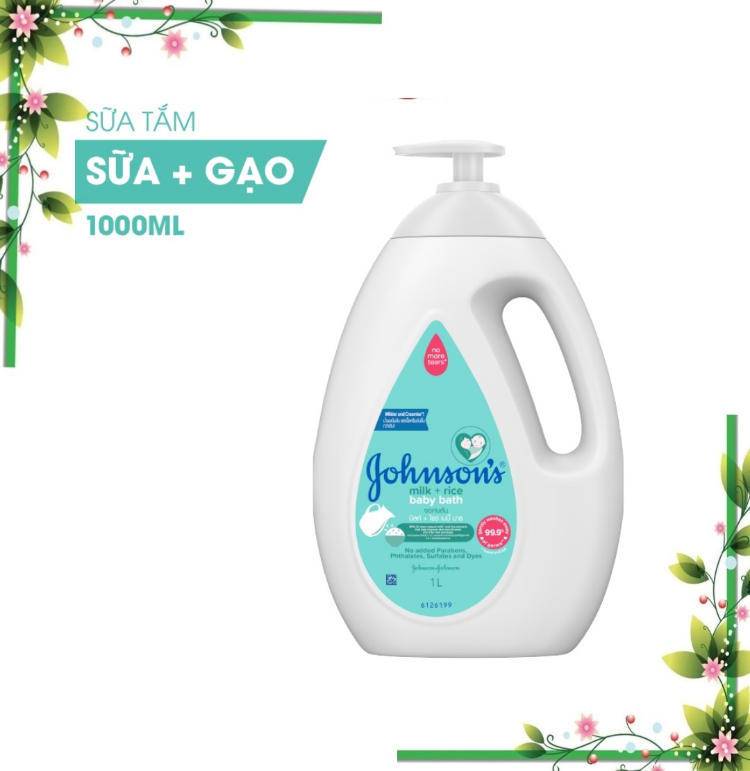 Sữa Tắm Johnson's Chứa Sữa Và Gạo 1000ml