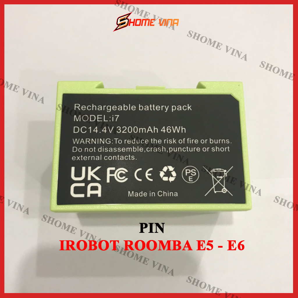 Pin robot hút bụi Irobot Roomba E5, E6