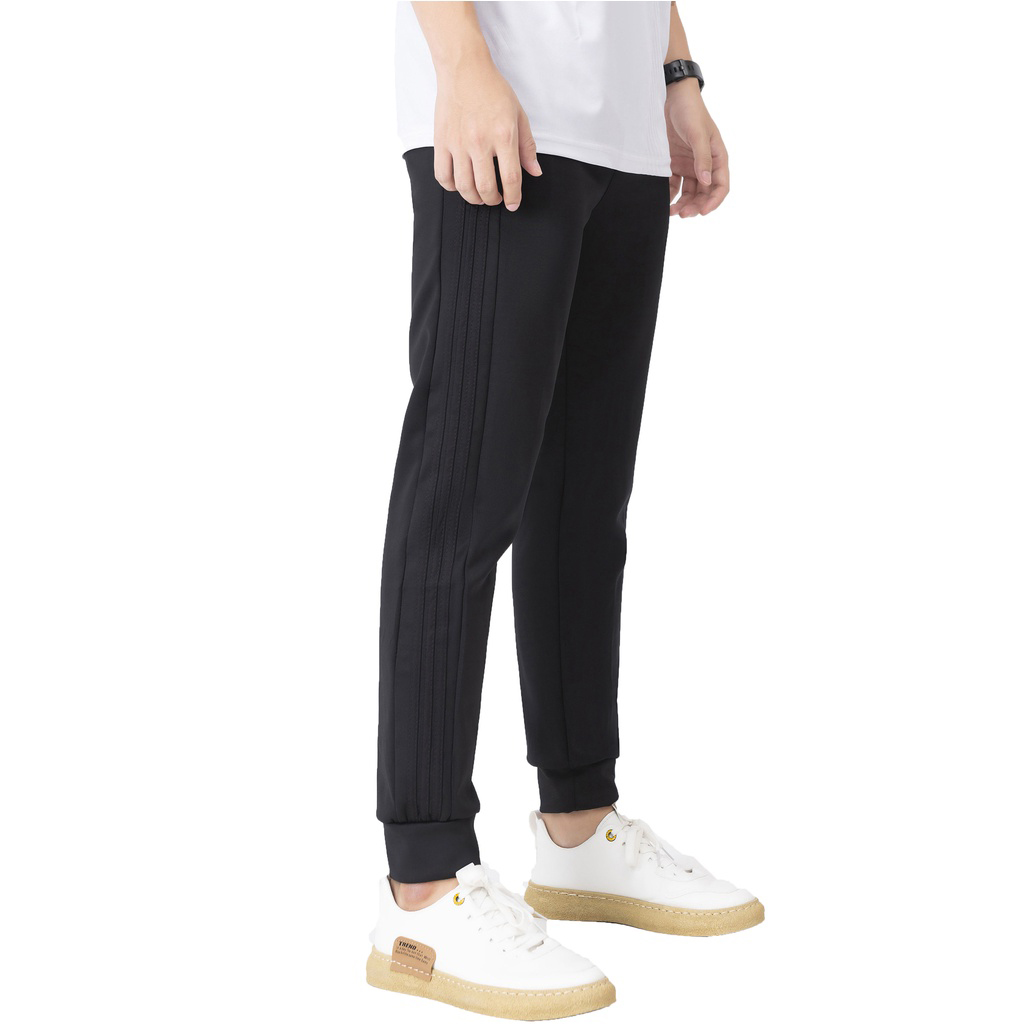 Quần jogger thể thao nam,quần nỉ nam 3 sọc ống bo