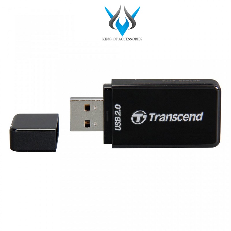 Đầu đọc thẻ nhớ 2.0 transcend rdp5 hỗ trợ 2 khe microsd và sd phụ kiện 1986