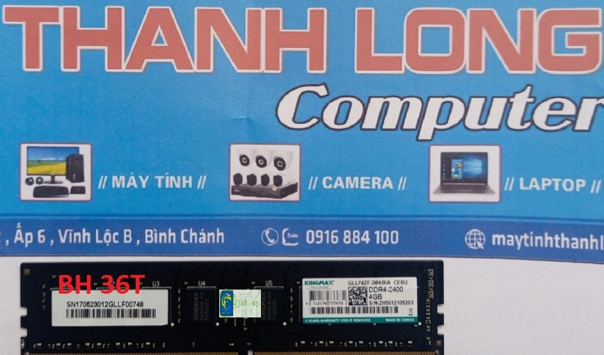 Ram ddr4 kingmax 4g / 8g buss 2400 chính hãng bảo hành 36tháng