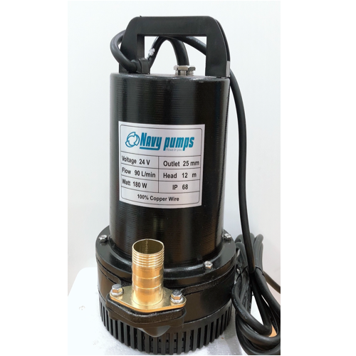 Máy bơm ZQB24V Bơm chìm GANG DC hiệu Navy