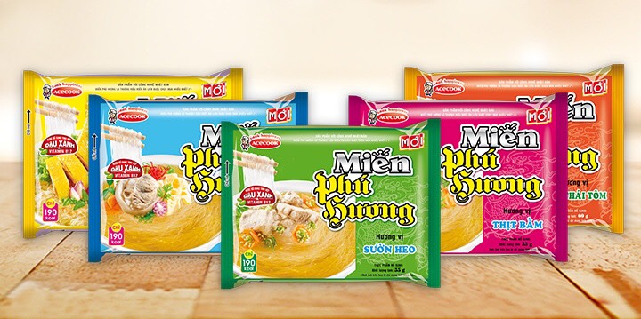 Combo 10 gói miến phú hương 55g