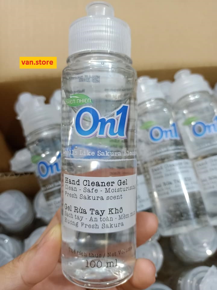 Lốc 5 Chai Gel Rửa Tay Khô On1 100ml tiện lợi - Không cần rửa lại với nước