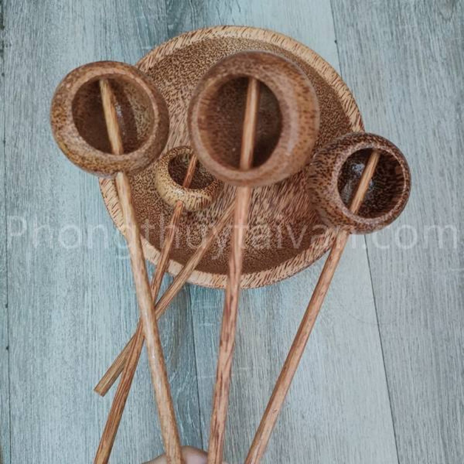 Gáo múc nước tắm phật,tượng...dài 25cm