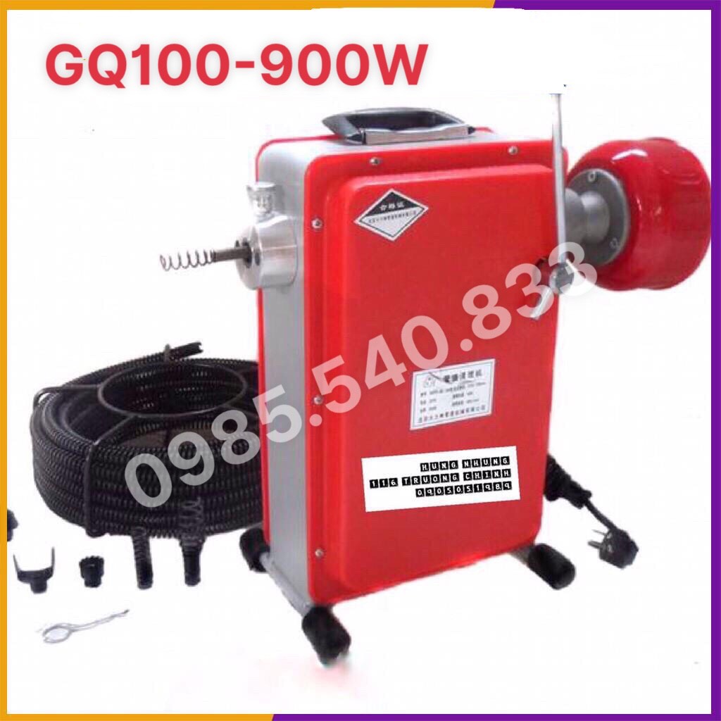 Máy thông tắc gq100 cống suất 900w