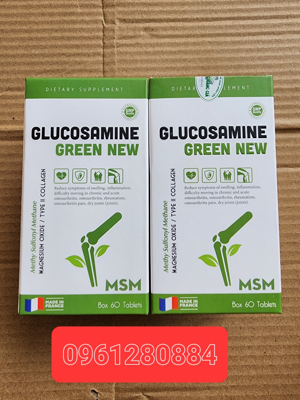 viên uống glucosamine green new hộp 60 viên