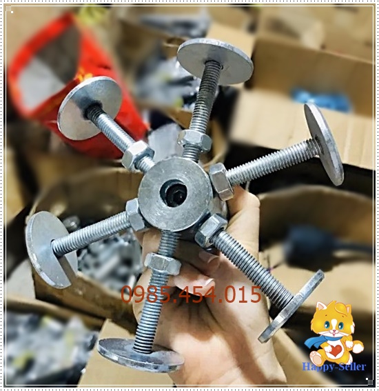 Cữ xoay 6 cạnh căn nhôm cho máy phay đố