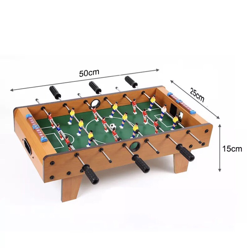 Sale Sốc Bàn Bi Lắc To,Bàn Bi Lắc 6 Tay Cầm,Đồ Chơi Bàn Bóng Đá Bi Lắc Trẻ Em - Bàn Bóng Đá Table Top Foosball (Gỗ) Midoctor - 6 Hàng Cầu Thủ