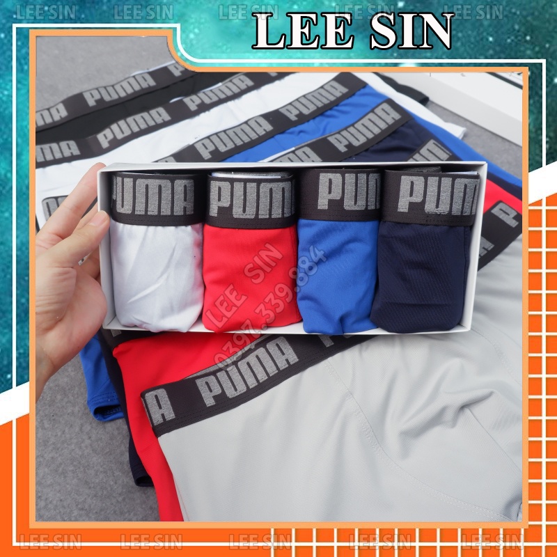 Quần lót đùi nam, sịp đùi nam, quần sịp boxer, sịp đùi boxer, quần sịp nam thoáng mát mềm mịn cao cấp | LEESIN