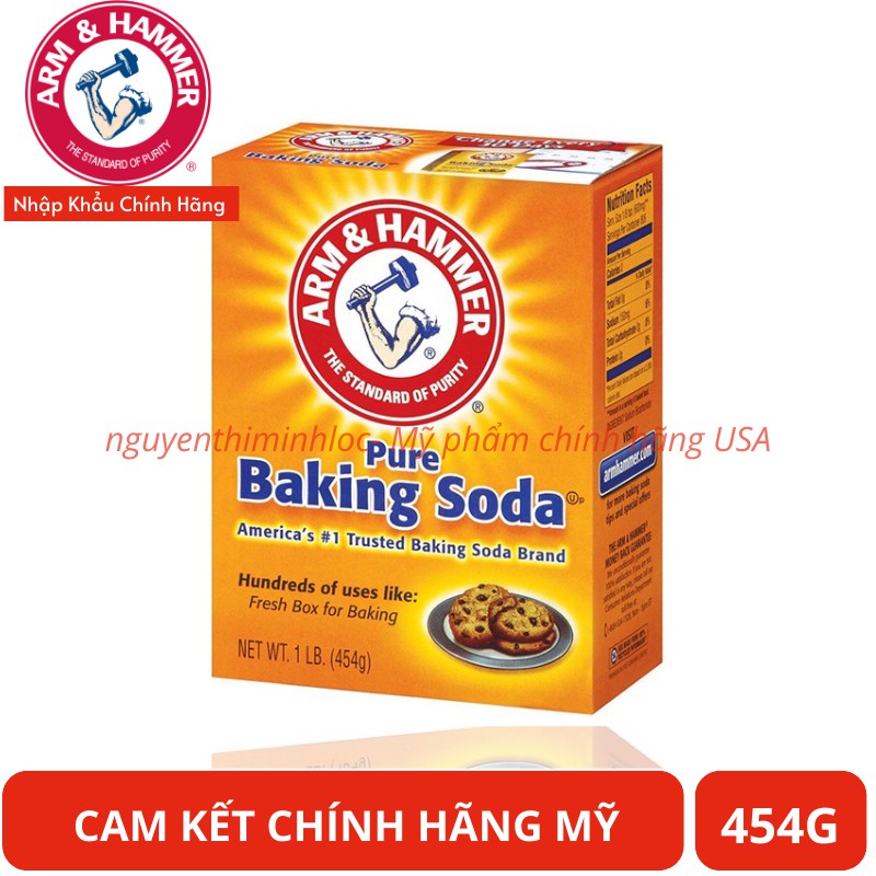 Bột tẩy đa năng arm&hammer - pure baking soda 454g