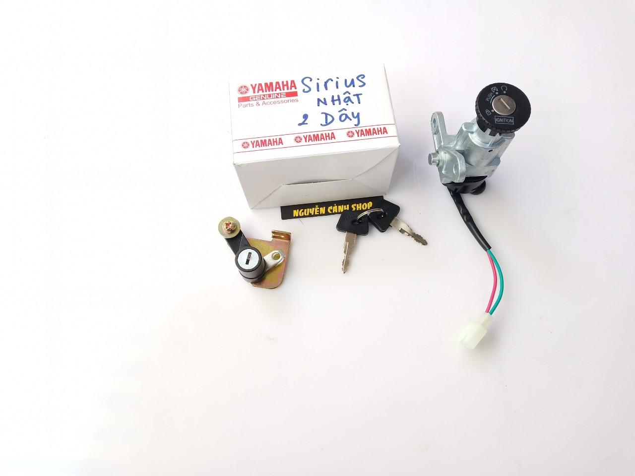 Ổ khóa xe sirius nhật 2 dây đúng xe đúng sản phẩm