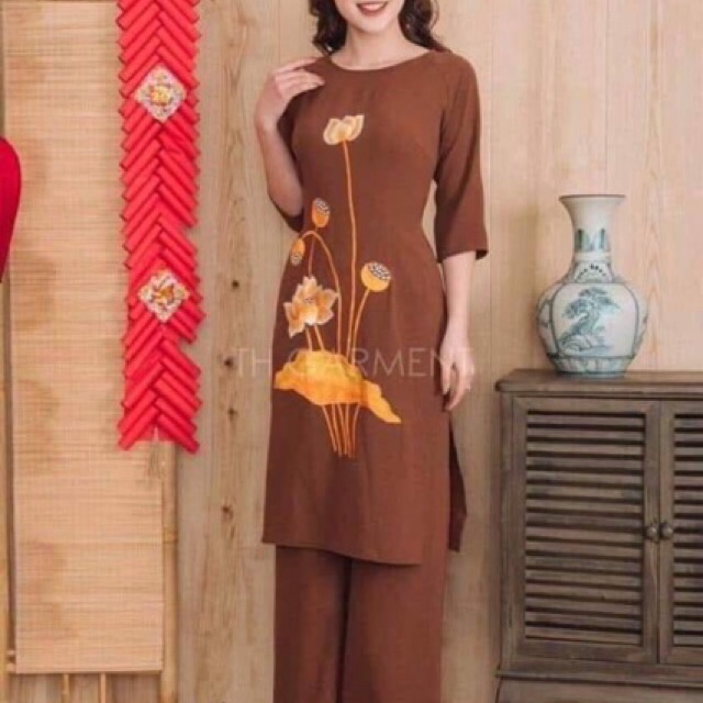 Bộ Đi Chùa- Kết Tân Vải Đũi