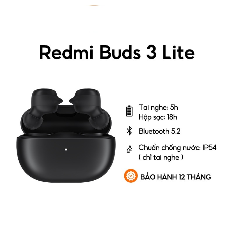 Tai nghe Xiaomi Redmi Buds 3 Lite - Tai nghe không dây - Tai nghe TWS bảo hành đổi mới