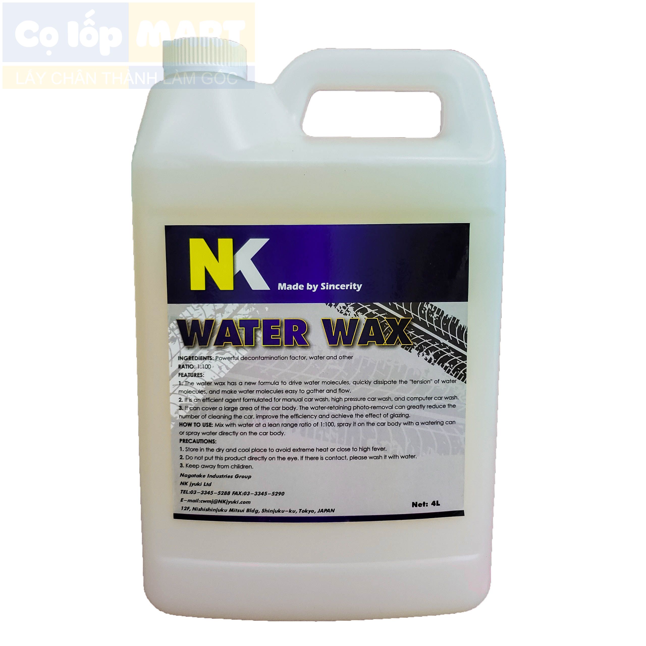 Dung dịch phủ bóng dạng nước nk 4l