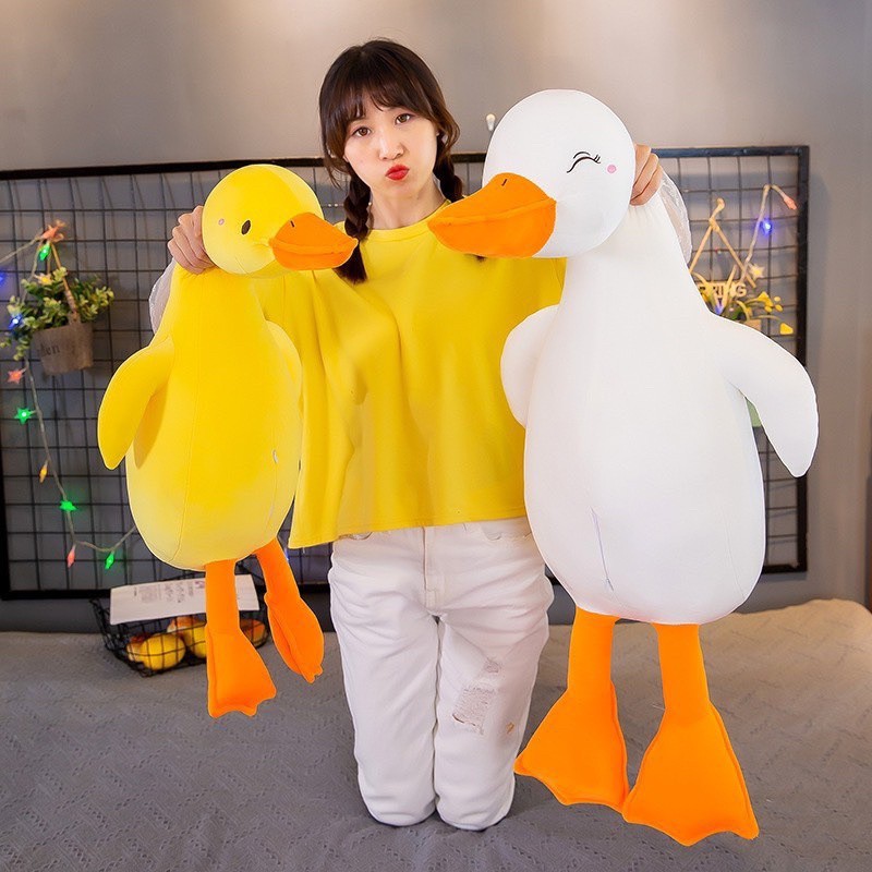 - gấu bông vịt trầm cảm, thiên nga mệt mỏi size 1m1-1m3-1m6 ✨ freeship ✨ gấu bông vịt mệt mỏi cao cấp
