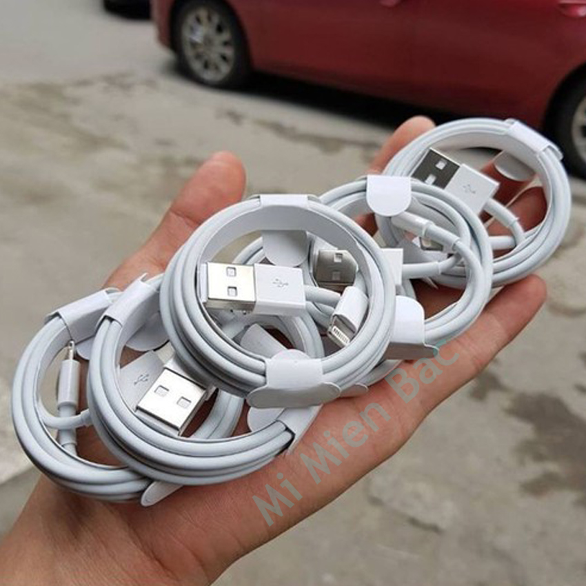Cáp iphone, cable foxconn giá rẻ, cáp lightning – combo 05 chiếc - bh 6 tháng - mi miền bắc