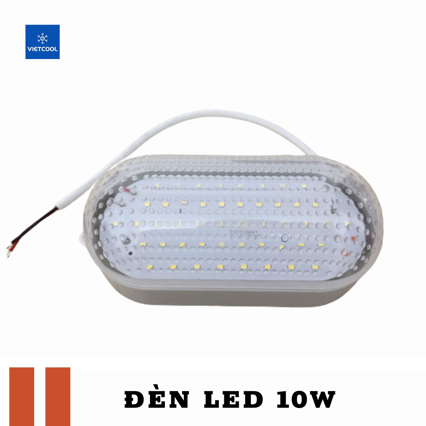 ĐÈN LED KHO LẠNH OVAL 10W - Ánh sáng trắng