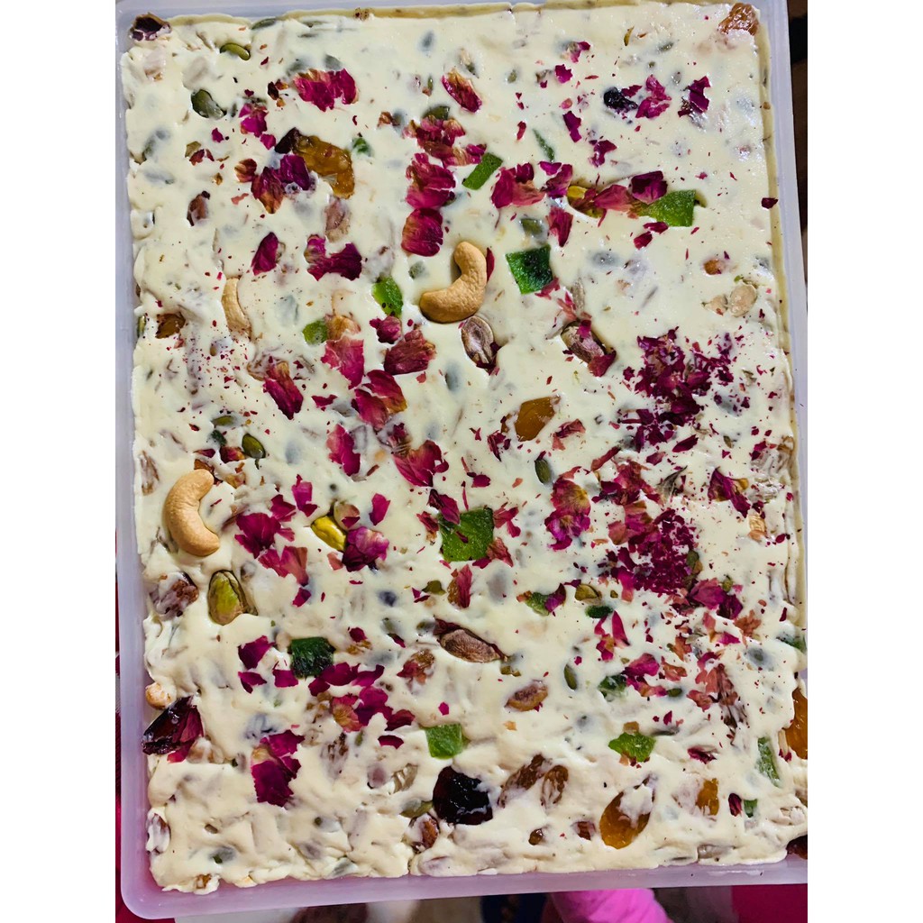 SET NGUYÊN LIỆU LÀM KẸO NOUGAT-KẸO HẠNH PHÚC Tặng kèm tờ công thức siêu chuẩn