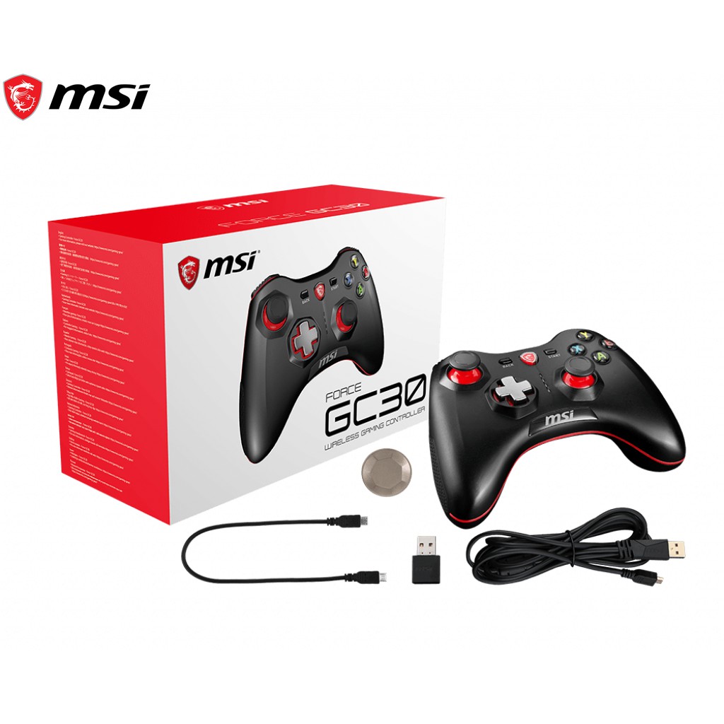 Tay cầm chơi game không dây MSI Force GC30