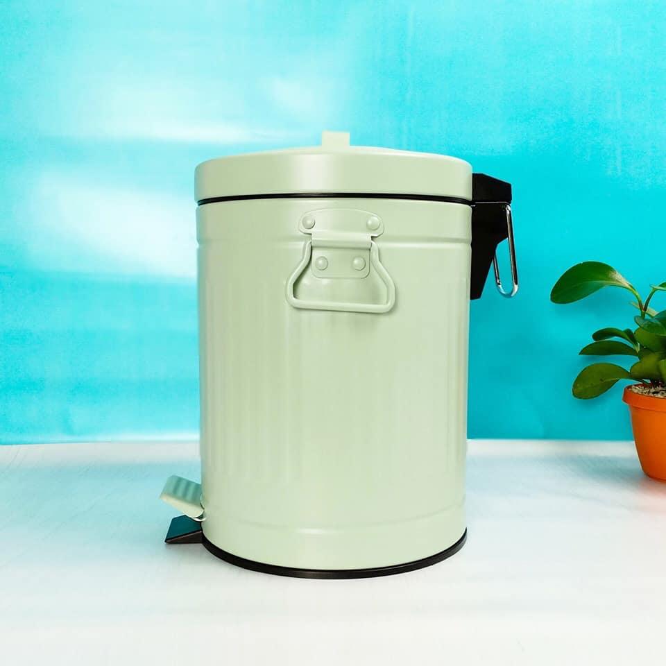 Thùng đựng rác classic lock&lock byp102w 5l - có đạp chân