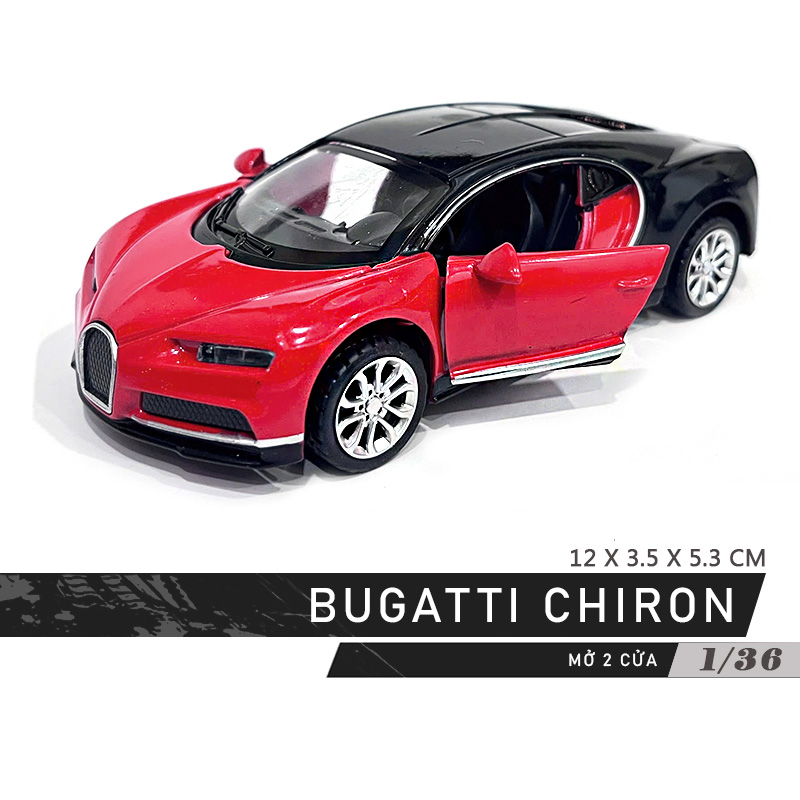 1:36 Scale Model Car Toy Bugatti Alloy Gift Toy Display Lahakids - 9