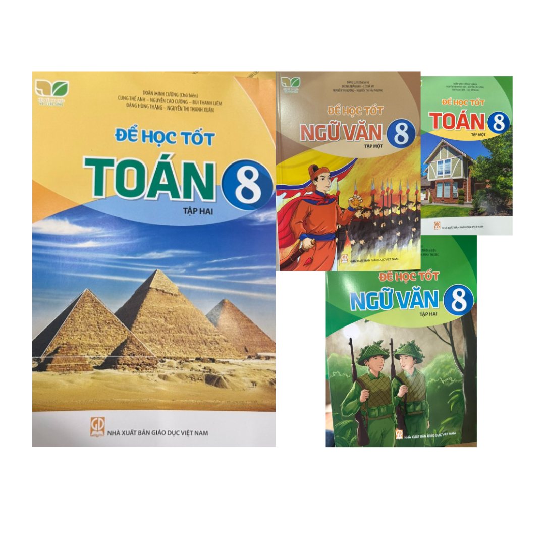 Sách -  Để học tốt toán , ngữ văn 8 tập 1 tập 2 - lẻ combo tùy chọn
