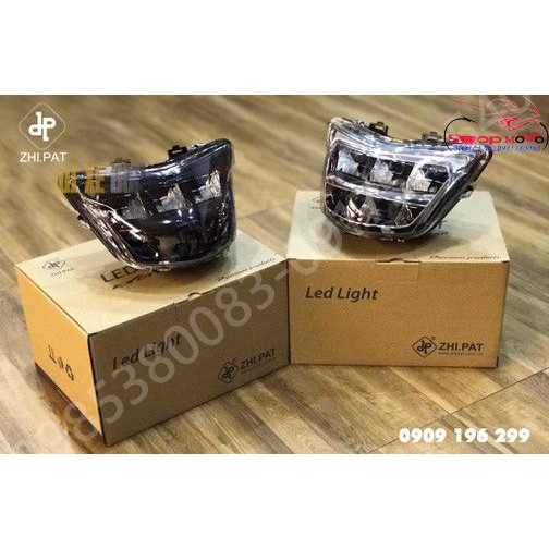 Đèn Led 2 tầng cho Exciter 150 ZHIPAT siêu sáng mẫu 2018.