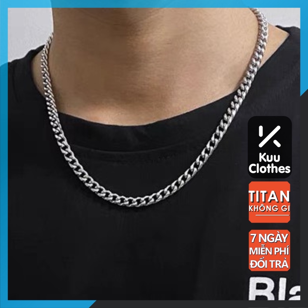✕๑ Vòng Cổ Nam ỗi Trơn an B Thời Trang Kuu es Phong Cách Ngầu phop Chất Liệu Đẹp Không Gỉ