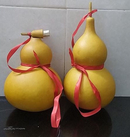 quả bầu hồ lô phong thủy cầu con.