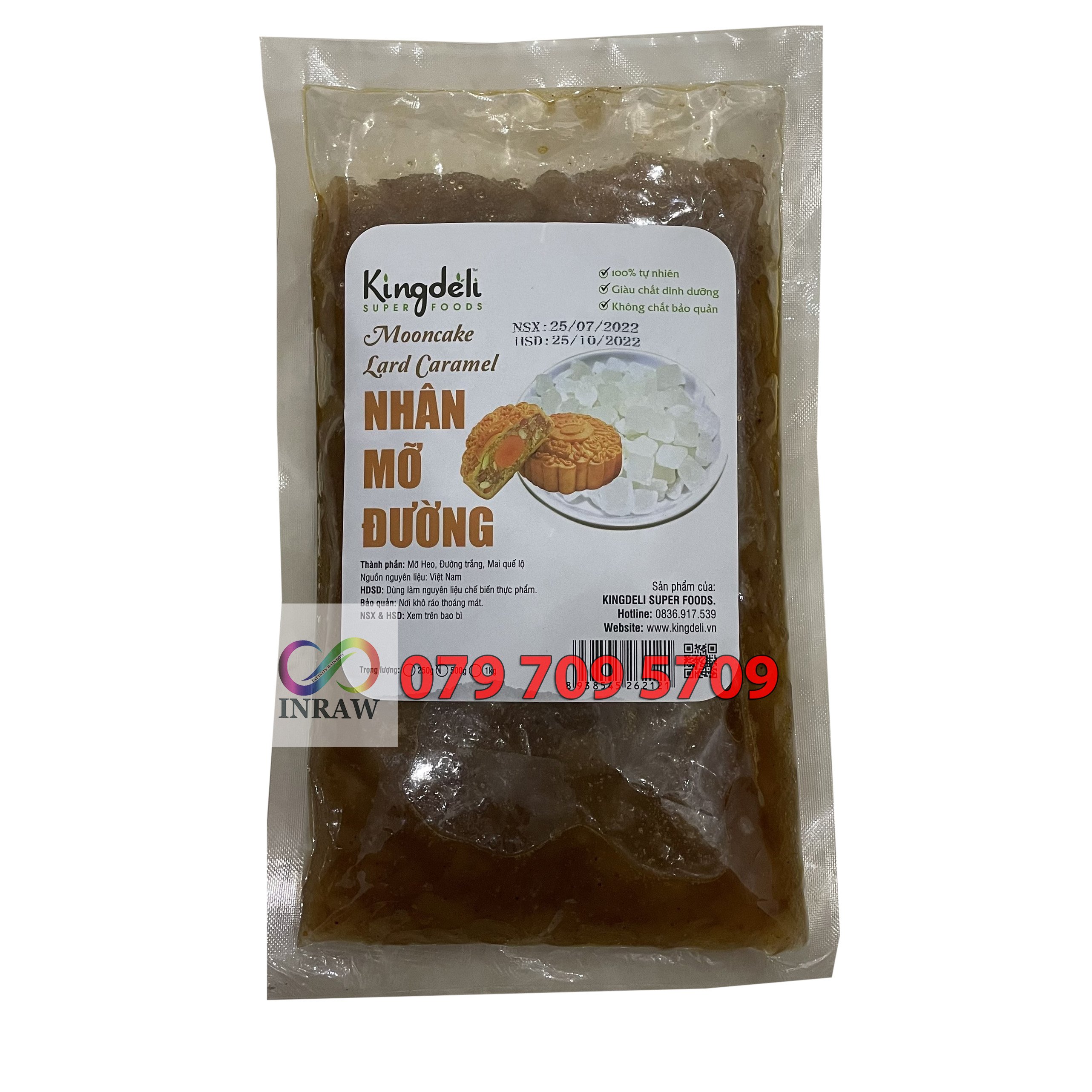 Mỡ đường bánh trung thu gói 1kg / 500gr